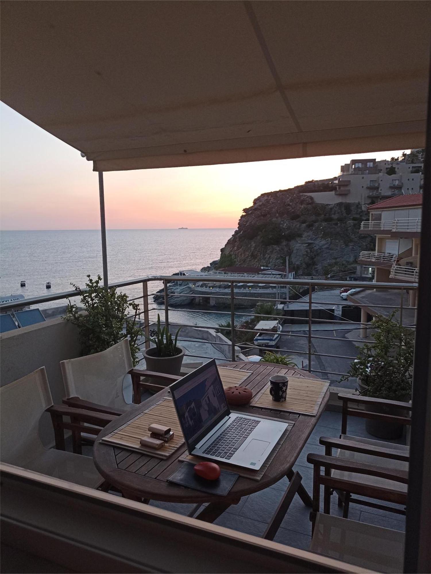 Popis Sea View Apartments Agia Pelagia  Exterior foto